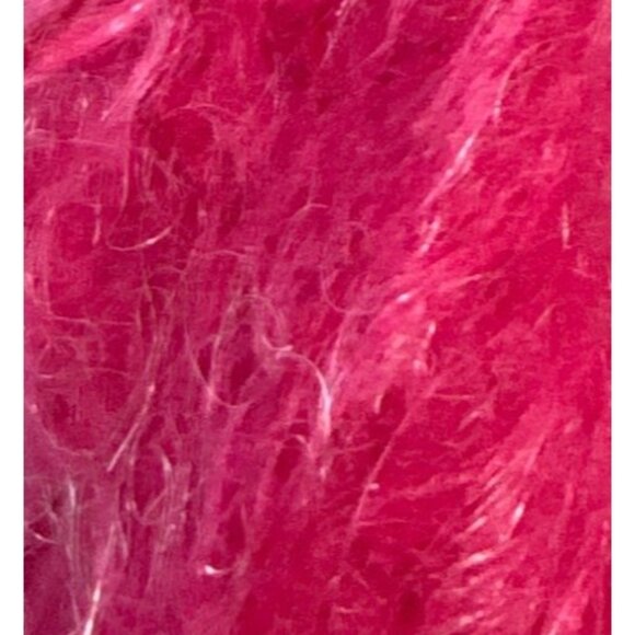 Kranenburg BV Sparkling Yarn 3 Skeins Holland Wool Viscose Nylon Hot Pink - Picture 4 of 5